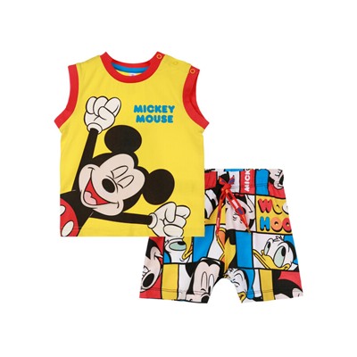 Комплект детский трикотажный для мальчиков: майка, шорты