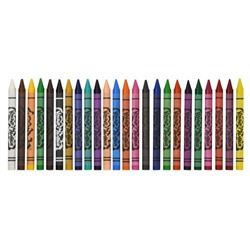 Карандаши восковые 24цв КВКМ24 Каляка-Маляка