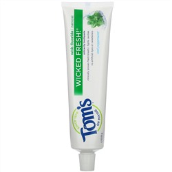 Tom's of Maine, Natural Anticavity,  Wicked Fresh!  with Fluoride Toothpaste, Cool Peppermint, 4.7 oz (133 g)