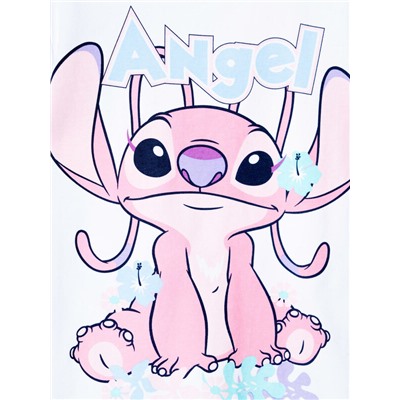 Комплект трикотажный для девочек: фуфайка (футболка), шорты