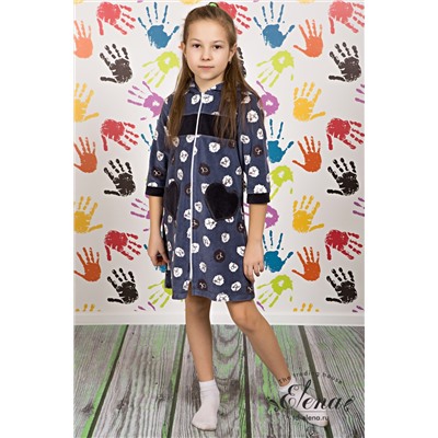 Халат велюровый М219105сс