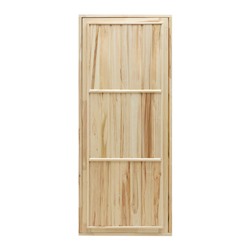 Дверь для бани и сауны «Эконом», 190×80 см, деревянная, «Добропаровъ»