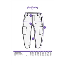 Брюки PLAYTODAY, 1031236