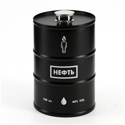 Фляжка «Запас нефти», нержавеющая сталь, 700 мл, 25 oz