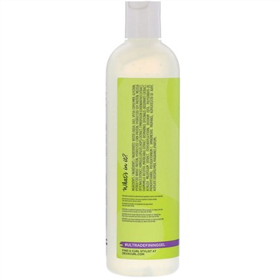 DevaCurl, Ultra Defining Gel, гель для укладки с сильной фиксацией, 355 мл (12 жидк. унций)