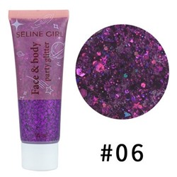 Глиттер гель Seline Girl Face And Body Glitter Party