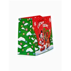 Пакет подарочный «С Новым годом!», MS 23×18×10 см