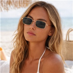 Очки солнцезащитные модные узкие, арт.007.405