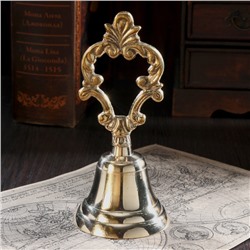 Колокольчик «Узор», 7.5×7.5×17.5 см, латунь