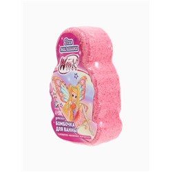 Бомбочка для ванны формовая детская, розовая, 150 г, Винкс