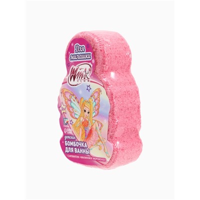 Бомбочка для ванны формовая детская, розовая, 150 г, Винкс