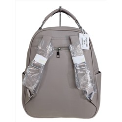 Женский рюкзак из искусственной кожи, цвет светло серый