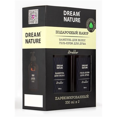 Подарочный набор мужской DREAM NATURE Drakkar, шампунь и крем-гель для душа по 330 мл