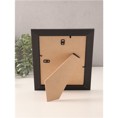 Фоторамка для фото 15×21 см «МИРАМ», пластик, серебро, (пластиковый экран)