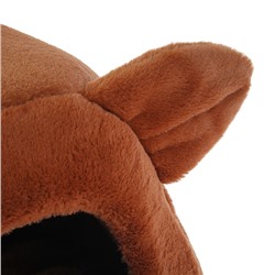 Домик «Норка» для животных, 28×28×35 см, плюш, микс цветов