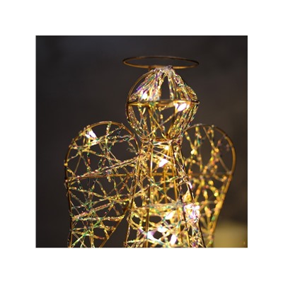 Светодиодная фигура «Ангел» 29×17×16 см, 20 LED, батарейки ААx2 (не в комплекте), свечение теплое белое