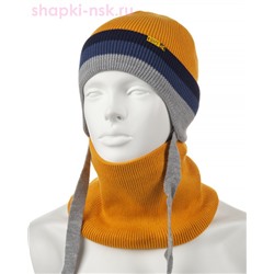01-23-E Комплект флис (шапка+снуд) (48-52)