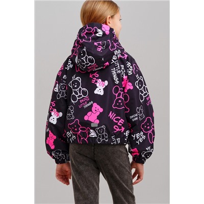 Куртка текстильная с полиуретановым покрытием для девочек (ветровка) PLAYTODAY, 1231511
