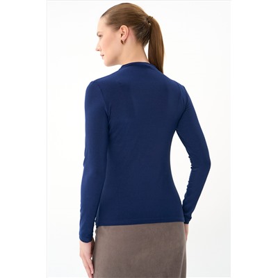 Лонгслив Нора (черника)