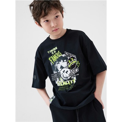 Фуфайка трикотажная для мальчиков (футболка)