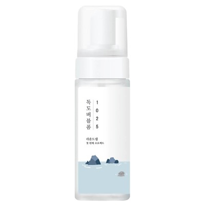Round Lab 1025 Очищающая пузырьковая пенка с морской водой Dokdo Bubble Foam