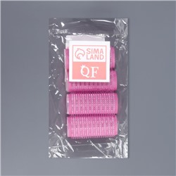 Бигуди «Липучка», d=2.6 см, 6 см, 4 шт., сиреневое