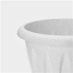 Горшок для цветов с поддоном «Фелиция», 10.4 л, d=31.9 см, h=24.5 см, пластиковый, цвет мраморный