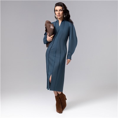 Платье-футляр с акцентными швами, Больше, чем просто платье