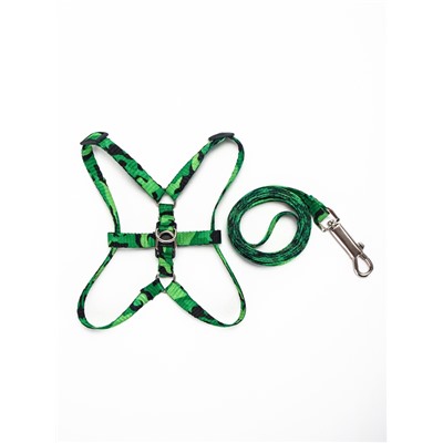 Комплект «Камуфляж», ОШ 16.5-27, ОГ 21-35 см, 120×1 см, капрон, зелёный