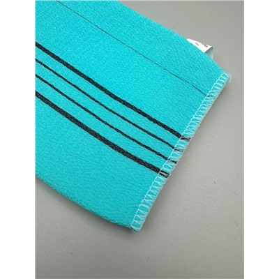 Bath Towel Мочалка-варежка для душа с пилинг-эффектом, уплотненная, голубой 28188