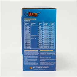 Помпа фонтанная Sea Star Q-1200, 1200 л/ч, 18 Вт, высота подъема воды 1.2 м
