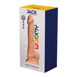 Телесный фаллоимитатор Jack - 23,1 см.