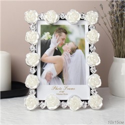 Фоторамка 10x15 Цветок / CZ-081-1A /уп 96/