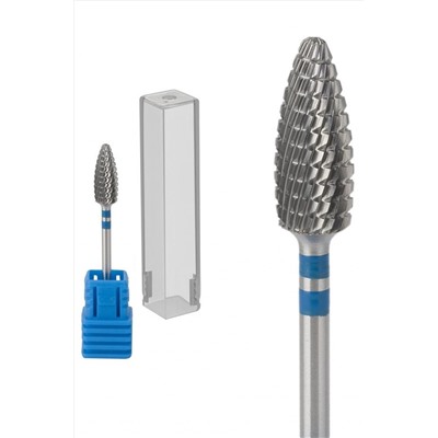 Nail Art Фреза твердосплавная пуля H0615D-M, синий KRISTALLER, 1107407