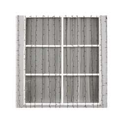 Гирлянда «Занавес» 2×3 м, IP44, УМС, тёмная нить, 760 LED, свечение белое, 220 В