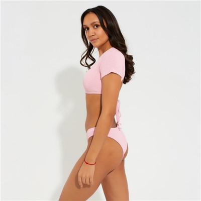 Купальник раздельный MINAKU с топом цвет розовый, размер 46