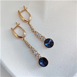 Серьги с кристаллами Swarovski