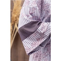 Халат ночной жен Mia Cara AW22WJ355 Rosa Del Te полосы