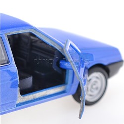 Машина металл. ВАЗ-21099 "Спутник", 12 см, (двери, багаж, синий) в коробке