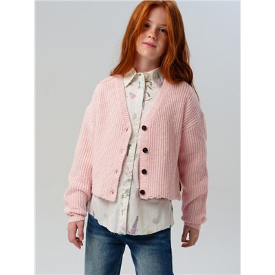 Кардиган трикотажный для девочек