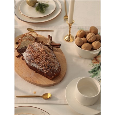 Дорожка на стол Этель Spruce mood 40×149 см, 100% хлопок, саржа 190 г/м², белая