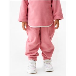 Брюки флисовые детские MINAKU: Fleece Soft, розовые, рост 98 см