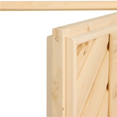 Дверь для бани и сауны, размер коробки 160×70 см, липа, глухая