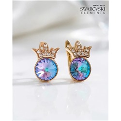 Серьги с кристаллами Swarovski