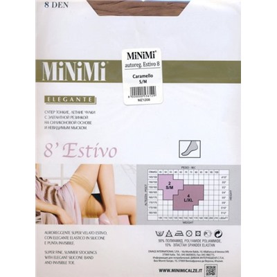 Чулки классические, Minimi, Estivo 8 aut