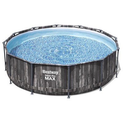 Бассейн каркасный Bestway Steel Pro Max 5614X, 366×100 см, фильтр-насос, лестница, круглый