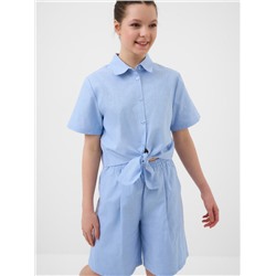 Комплект текстильный для девочек: рубашка, шорты