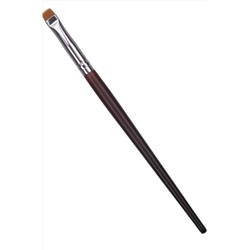 Kristaller Кисть для макияжа глаз и бровей, прямая, дерево, нейлон, коричневый, 16 см KRISTALLER, 1178983