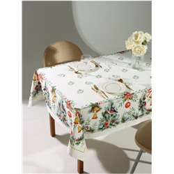УЦЕНКА Скатерть Этель "Сhristmas bells" скатерть 150х220 +/-3см с ГМВО, 100%хл, саржа 190гр/м2 73190