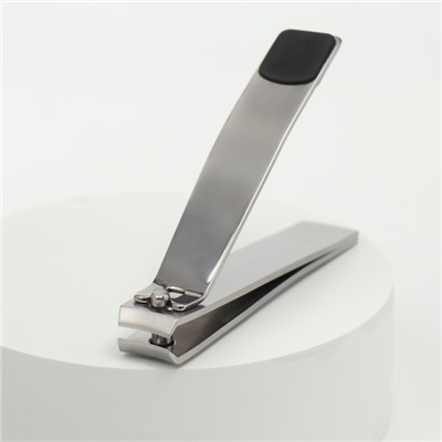 Кусачки книпсер педикюрные, 9 см, прорезиненная ручка